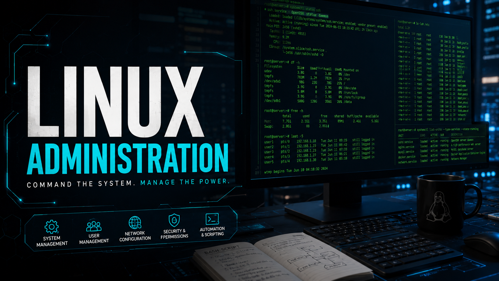 Linux Systems Administration & Hardening