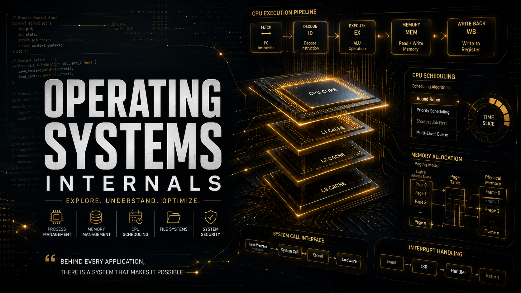 Operating Systems Concepts & Architectural Internals